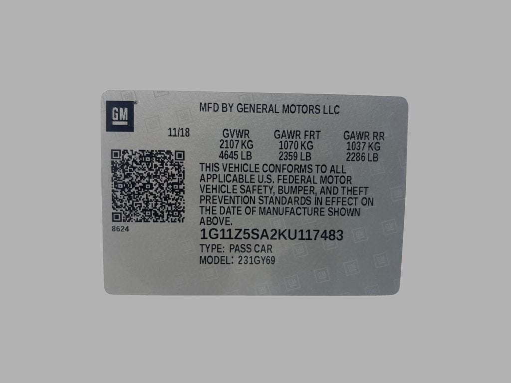 2019 Chevrolet Impala LT