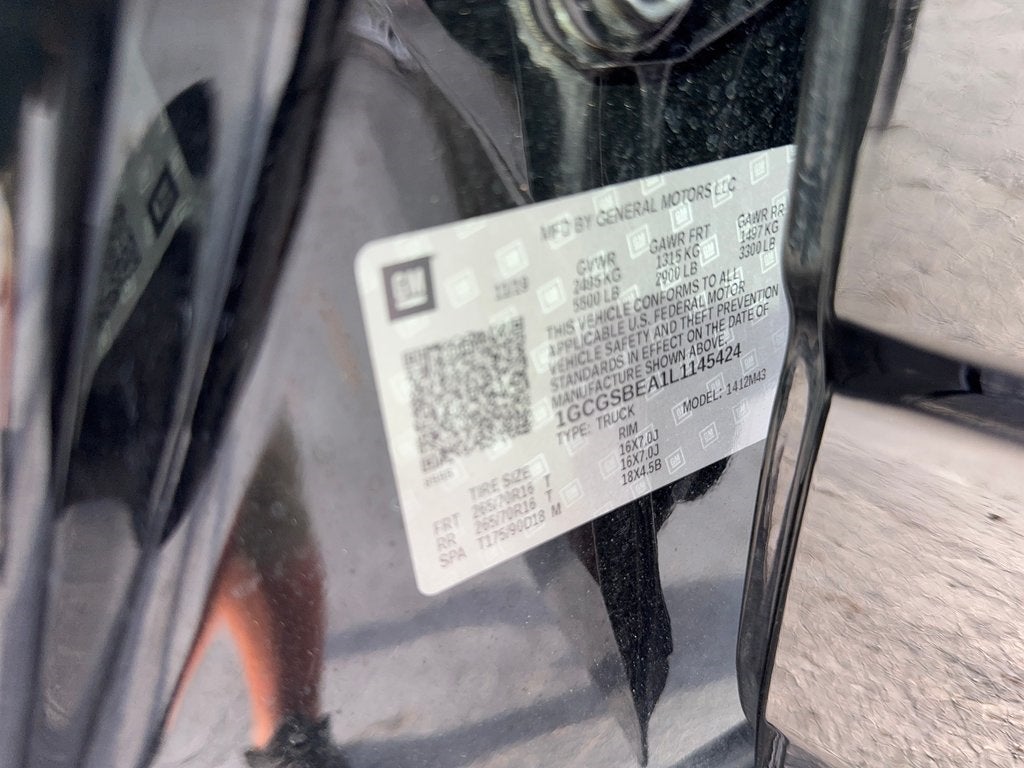 2020 Chevrolet Colorado Work Truck