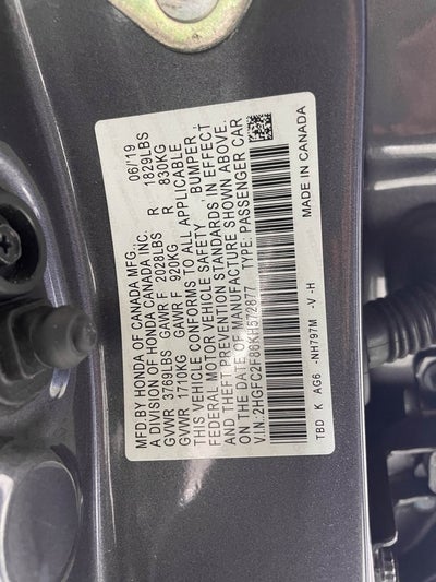 2019 Honda Civic Sport