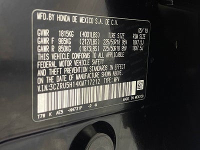 2019 Honda HR-V Sport