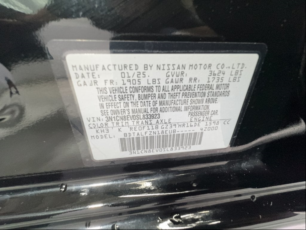 2025 Nissan Versa 1.6 SV