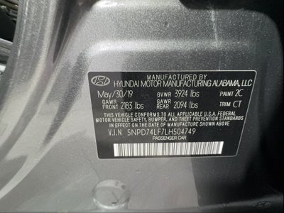 2020 Hyundai Elantra SE