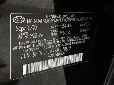 2021 Hyundai Sonata SEL