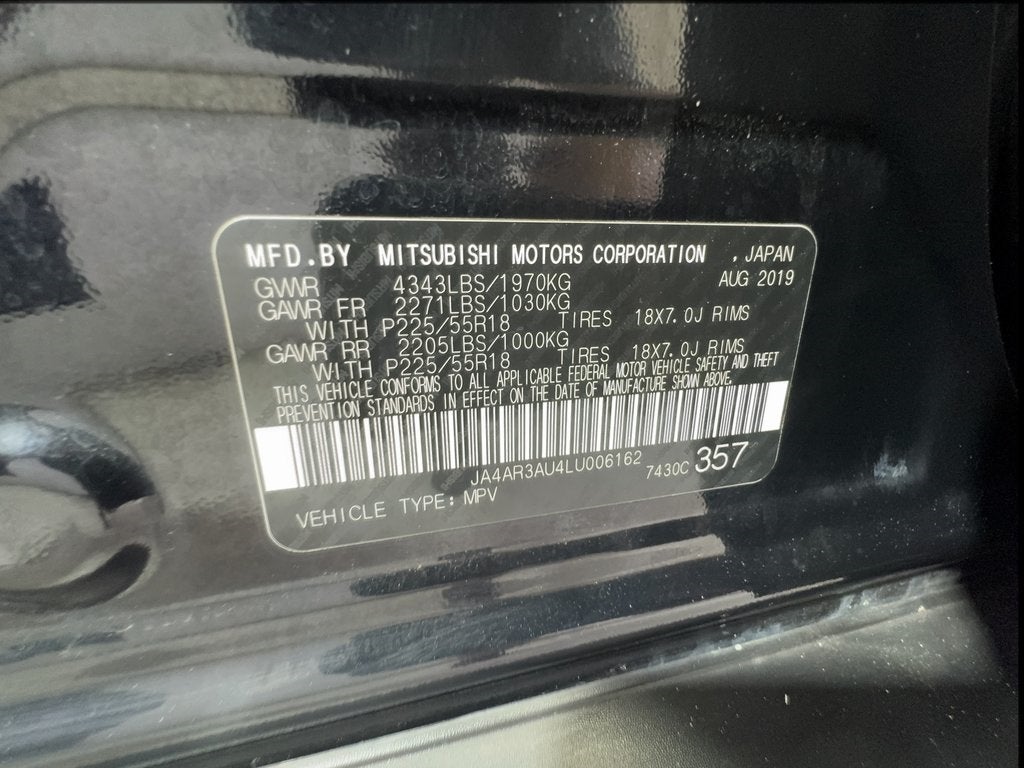 2020 Mitsubishi Outlander Sport 2.0 ES