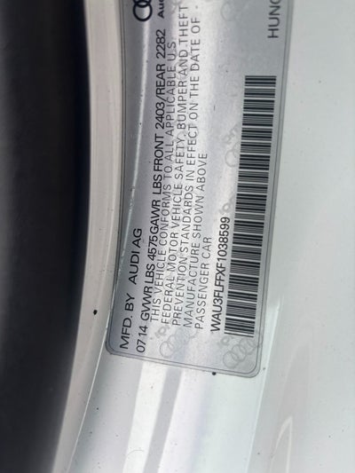 2015 Audi A3 2.0T Premium Plus quattro