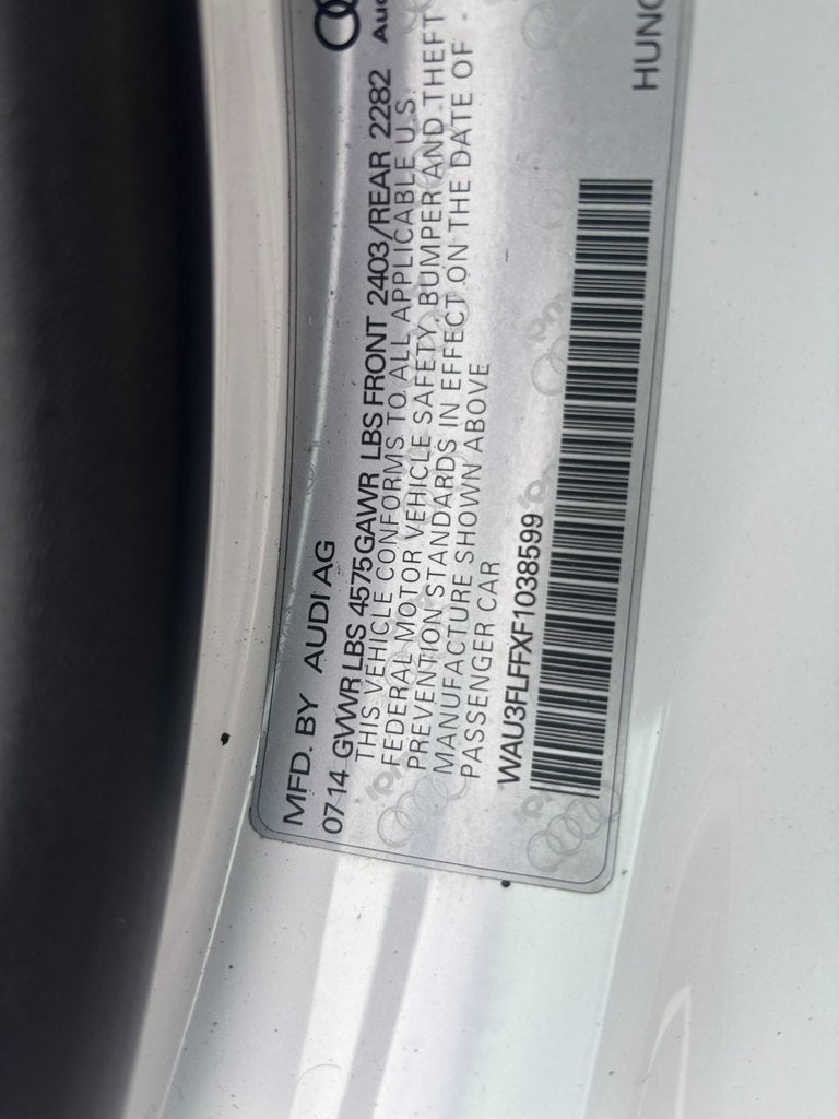 2015 Audi A3 2.0T Premium Plus quattro