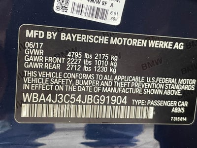 2018 BMW 4 Series 430i Gran Coupe